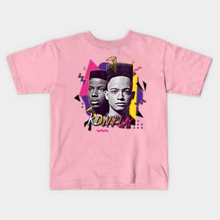 Kid N Play Retro 90s Graphic FanArt Kids T-Shirt